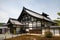 Kuri or priest quarters building exterior at Kinkaku-ji Temple