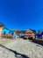 Kuri Village, Kalinchowk - beautiful colorful houses on the valley of a mountain named kuri village, Kalinchowk, Nepal