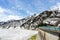 Kurobe Dam in winter, Tateyama Kurobe Alpine Route, Japan