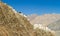 Kursha monastery panorama at sunny day (Zanskar)