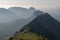 Kurutzeta mountain and surrounding area in Urkiola natural park in the Basque Country Spain