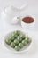 Kusa dango, mugwort-flavored rice dumpling