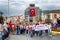 Kusadasi, Turkey, 05/19/2019: Celebration of Ataturk Memorial Day in the city