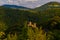 KUTAISI, GEORGIA: Beautiful landscape with a view of the Motsameta Monastery on a sunny summer day.