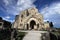 KUTAISI, GEORGIA - JUNE 21, 2023: Facade of the historic Bagrati Cathedral georgian orthodox church