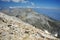 Kutelo peak and koncheto view from Vihren, Pirin Mountain