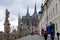 Kutna Hora, Central Bohemian, Czech Republic, 5 March 2022: St. Barbara`s Church with lancet windows, Unique gothic stone