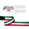 Kuwait National Day Vector Design Illustration