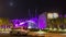 Kuwait scientific center at night timelapse hyperlapse