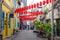 Kwai Chai Hong, a small alley behind Petaling Street in the Chinatown of Kuala Lumpur, Malaysia. There are