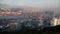 Kwai Tsing Container Terminal aerial panorama time lapse Hong Kong