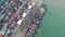 Kwai Tsing Container Terminals from drone