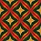 Kwanzaa or Christmas seamless pattern, AI generated