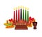 Kwanzaa Holiday Celebration Symbols Composition Poster