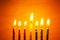 Kwanzaa seven candles