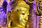 Kyaik Polor or Kyaik Polar Buddha, close up to face, myanmar