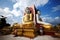 Kyaikpun Pagoda - the four seated Buddha, sitting back to back to four directions in the city of Bago, Myanmar