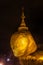 Kyaiktiyo pagoda, Golden rock in Myanmar.