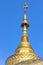 Kyaiktiyo pagoda or Golden rock pagoda Most sacred and famous tourist attraction in Mon state, Myanmar