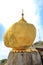 Kyaiktiyo pagoda or Golden rock pagoda Most sacred and famous tourist attraction in Mon state, Myanmar