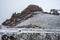 Kyang-la Pass between Nam Tso Lake and  Yamdrok-tso Lake. Damxung County, Lhasa, Tibet