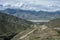 Kyang-la Pass between Nam Tso Lake and  Yamdrok-tso Lake. Damxung County, Lhasa, Tibet