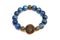 Kyanite or Cyanite blue lucky stone bracelet bead decorate with Chakra amulet accessories