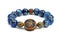 Kyanite or Cyanite blue lucky stone bracelet bead decorate with Chakra amulet accessories