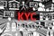 KYC concept blurred background