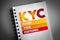 KYC - Know Your Customer acronym