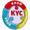 KYC. Know Your Customers. The mark in the form of a puzzle