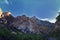 Kyhv Peak renamed from demeaning slur Squaw Mountain, view from hiking path, Wasatch Range, Provo, Utah.