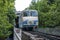 The Kyiv Funicular a steep slope railroad on hills that serves the city