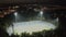 KYIV, UKRAINE - 25 AUGUST 2019 : Soccer Stadium Lobanovsky. light turn on