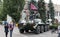 Kyiv, Ukraine - 6 october 2019 : Exhibition of modern military Ukrainian equipment during the war with Russia. Military equipment