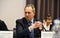 Kyiv, Ukraine - December 18, 2018: Mykola Tomenko during the competition Best practices of local self-government