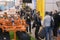 KYIV, UKRAINE - February 25, 2019: Combines, tractors and machinery during the agricultural exhibition INTERAGRO - 2019