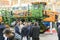 KYIV, UKRAINE - February 25, 2019: Combines, tractors and machinery during the agricultural exhibition INTERAGRO - 2019