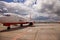 KYIV, UKRAINE - JULY 08, 2020: Plane SkyUp airline Boeing 737 standing at the airport. Planes at the runway. Passenger airplane