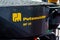 Kyiv, Ukraine - March 17, 2021: Logo Putzmeister. Putzmeister is a German manufacturer of concrete pumps