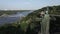 Kyiv, Ukraine: Monument to Volodymyr the Great. Aerial view