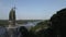 Kyiv, Ukraine: Monument to Volodymyr the Great. Aerial view