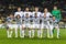 Kyiv, Ukraine - November 8, 2018: Dynamo Kyiv team photo before the start of UEFA Europa League match against Stade Rennais at NSC