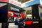 Kyiv, Ukraine - October 09, 2019: Cristanini fire fighting system  exposition stand. International Specialized Exhibition Arms and