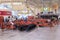 KYIV, UKRAINE - OCTOBER 31, 2018: Combines, tractors and machinery during the agricultural exhibition INTERAGRO - 2018.