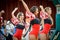 KYIV, UKRAINE - September 14 2018: Red Foxes Olympic dance team