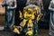 KYIV, UKRAINE - SEPTEMBER 23, 2018: Transformers Bumblebee