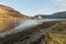 Kyle of Lochalsh, Scotland - circa March 2013: A view of Eilean Donan Castle