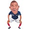 Kylian Mbappe Lottin Caricature ilustration