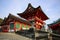 KYOTO, JAPAN - APRIL 02, 2019: Fushimi Inari Taisha Shrine in Kyoto, Japan